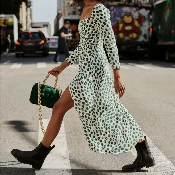 Reformation Hilda Dress Tapioca